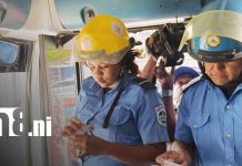 Foto: Bomberos Unidos inspeccionan buses y negocios de la COTRAN del Mayoreo / TN8