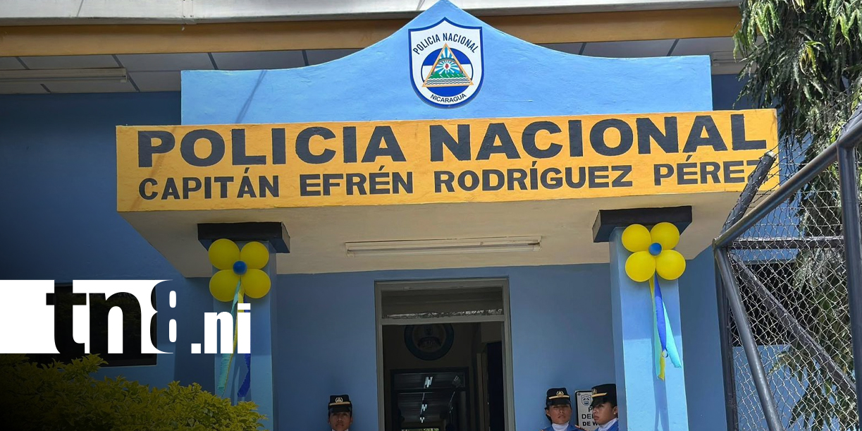 Foto: Más de 24 mil habitantes beneficiados con rehabilitación de unidad policial en Wiwilí/TN8