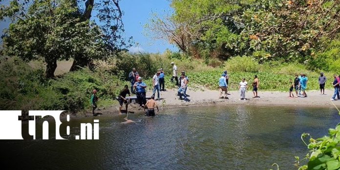 Foto: Joven muere ahogado en río Lagalpa, Rivas/ TN8