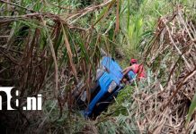 Accidente en Nueva Segovia deja solo daños materiales tras vuelco de camioneta Foto: Conductor ileso tras vuelco en Nueva Segovia / TN8