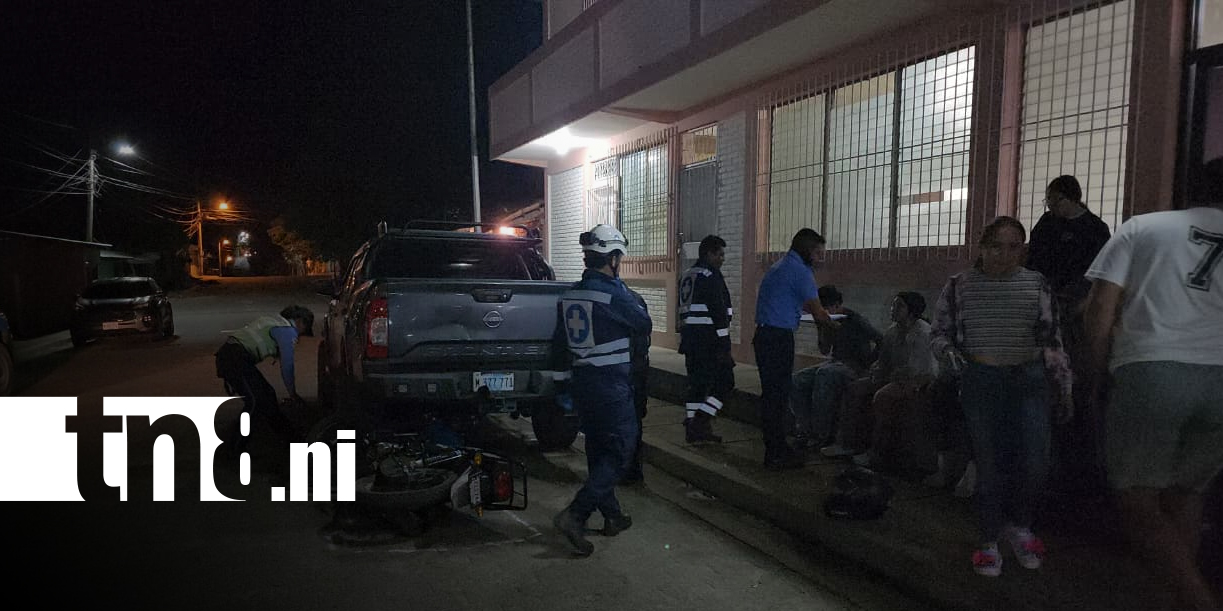 Foto: Adolescente resulta herida tras accidente de tránsito con motocicleta en Somoto, Madriz/TN8