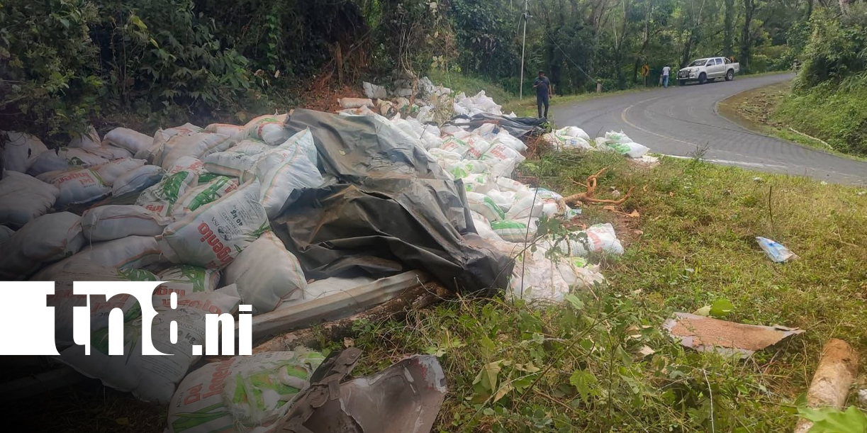 Foto: Falla mecánica provoca accidente en la peligrosa “Bajada de la Muerte” en Chontales/TN8