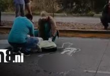 Peatón muere instantáneamente tras ser atropellado en Villa Sol, Managua Foto:Muere peatón en Villa Sol, Managua/ TN8