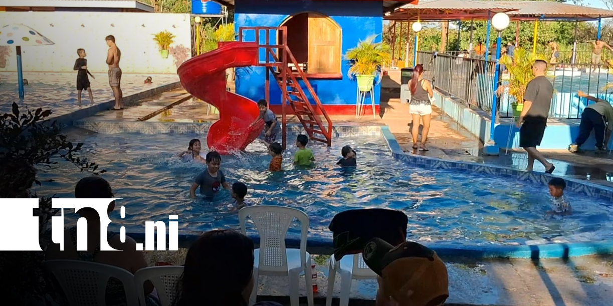 Foto: Familias disfrutan del Parque Acuático Mimados de la Revolución en Santa Teresa, Carazo/TN8