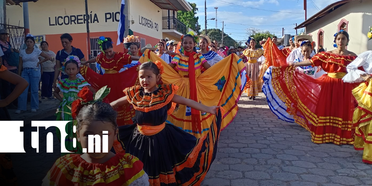 Foto: Nandaime se llena de cultura para honrar a José Dolores Estrada/TN8