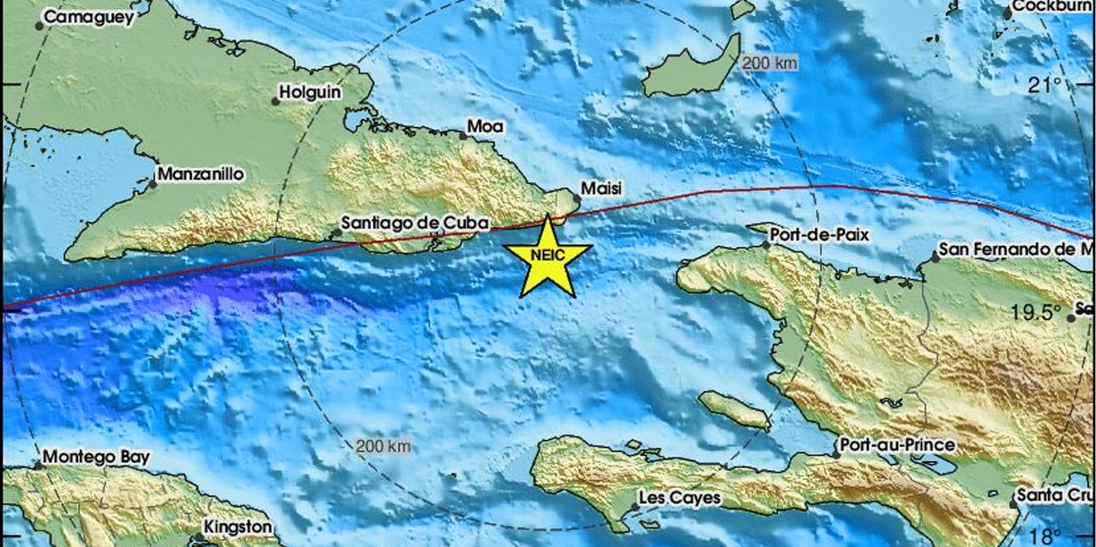 Foto:Fuerte temblor despierta a habitantes del este de Cuba/Cortesía