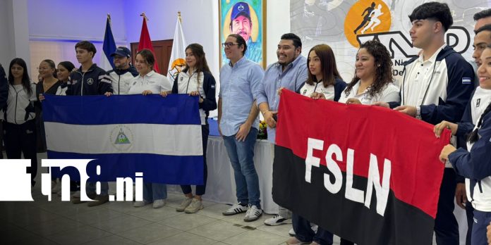 Foto: Nicaragua abanderó a sus selecciones nacionales de esgrima, lucha y judo/ TN8