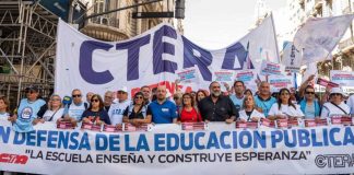 Foto: Profesores en Argentina paralizan clases/Cortesía