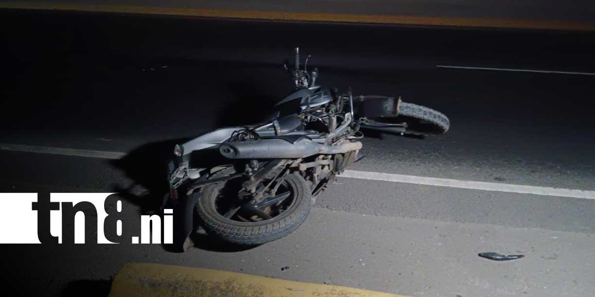 Foto: Accidente en Tipitapa deja joven fallecida/TN8