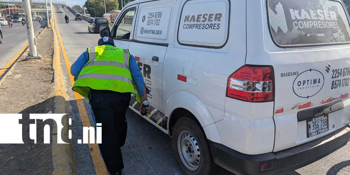 Foto: Microbús embiste a mujer en el 7 Sur, Managua /TN8