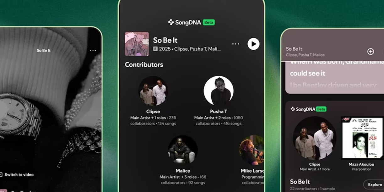 Foto: Spotify lanza SongDNA /cortesía
