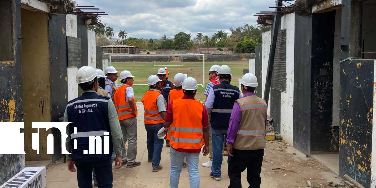 Foto: Estadio en Diriamba se transforma para cumplir estándares internacionales de FIFA y CONCACAF/TN8