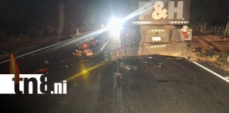 Foto: Accidente en La Paz Centro deja un fallecido/TN8