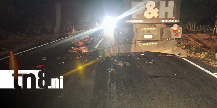 Foto: Accidente en La Paz Centro deja un fallecido/TN8