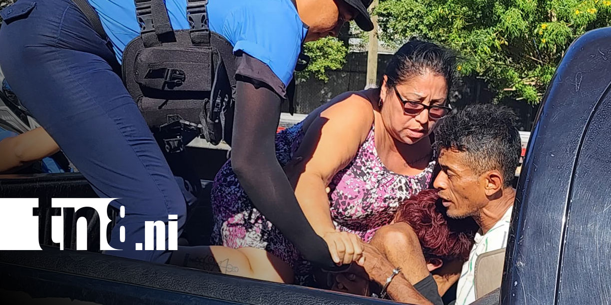 Foto: Tres detenidos tras brutal ataque con arma blanca en Managua/ TN8