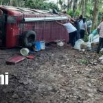 Foto: Accidente en Matagalpa deja una mujer muerta en microbús/TN8