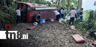 Foto: Accidente en Matagalpa deja una mujer muerta en microbús/TN8