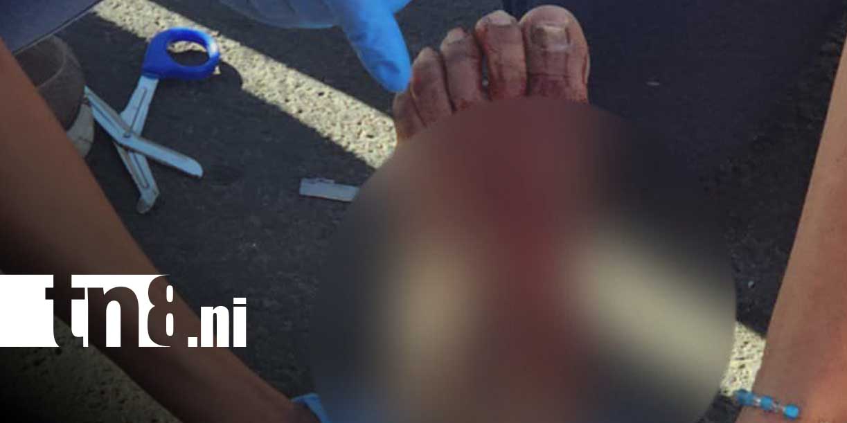 Foto : Brutal accidente en Rivas deja a joven gravemente herida/TN8