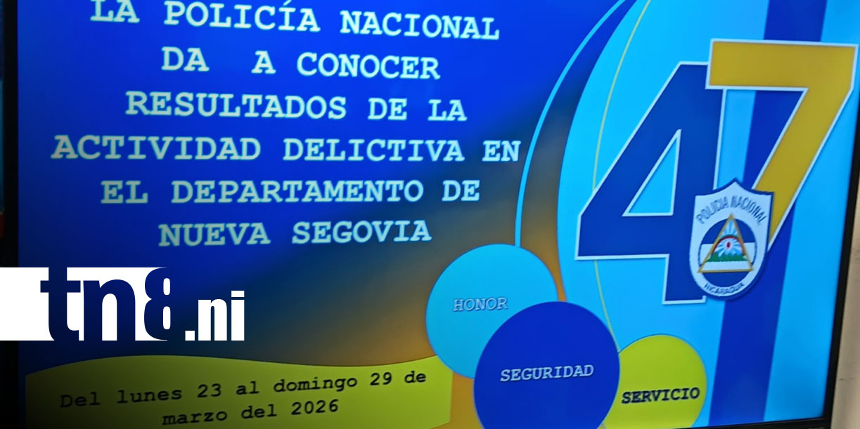 Foto: Nueva Segovia: ocho capturados en operativo policial/ TN8