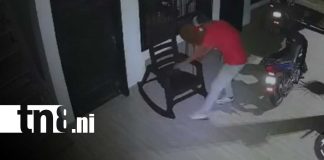 Foto: Cámaras captan rápido robo en Rivas: se llevan de todo/TN8