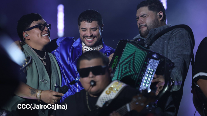 Foto: Grupo Firme hace vibrar Managua con multitudinario concierto/Cortesía