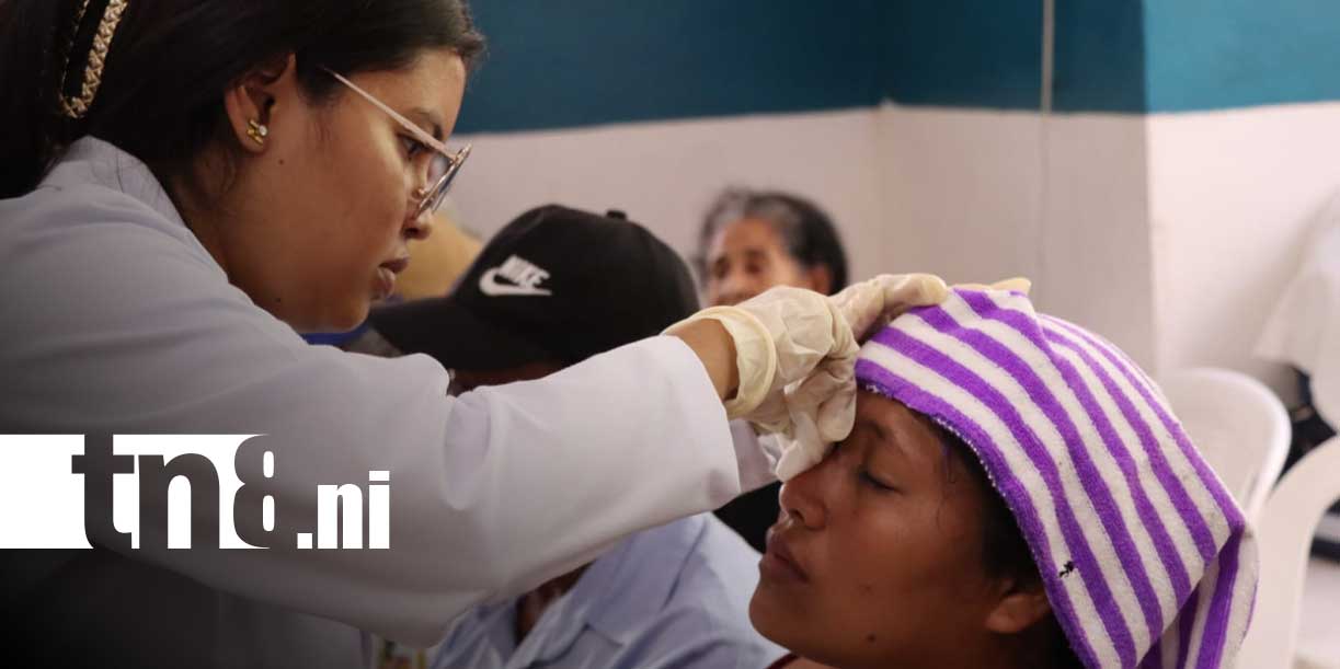Foto: Salud visual gratuita en Siuna/ TN8
