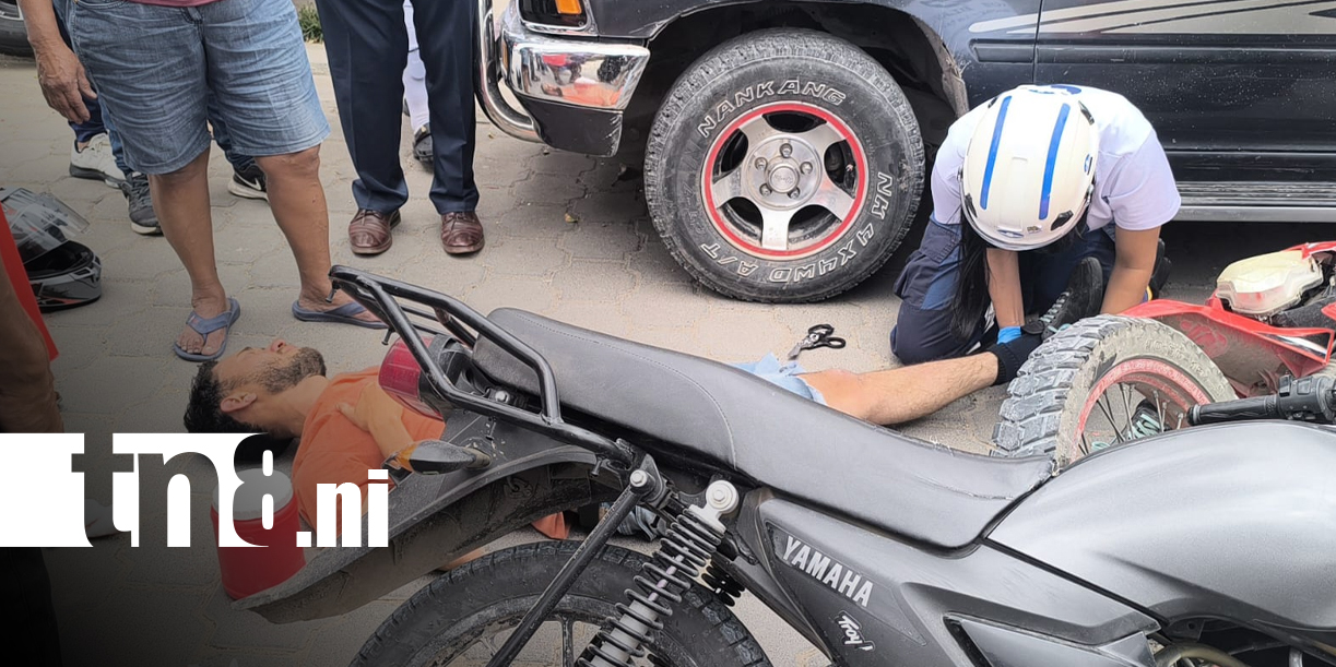 Foto: Accidente de motos deja lesionados en Estelí / TN8