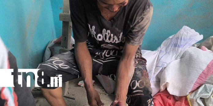 Foto: Huyen tras golpear brutalmente a un joven en Estelí /TN8