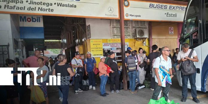 Foto: Terminal del Mayoreo abarrotada por viajeros/ TN8