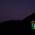 Foto: Cerro Negro brilla bajo la Luna de Sangre/ Cortesía