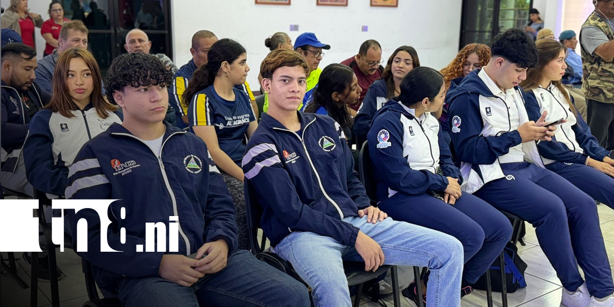 Foto: Nicaragua abanderó a sus selecciones nacionales de esgrima, lucha y judo/ TN8