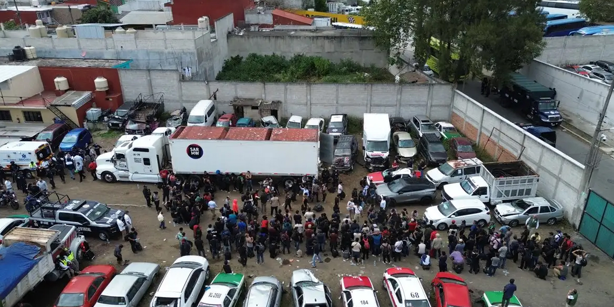 Foto: Rescatan a más de 200 migrantes hacinados en México /Cortesía