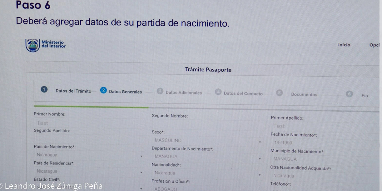 Foto: DGME detalla pasos para solicitud/Cortesía 