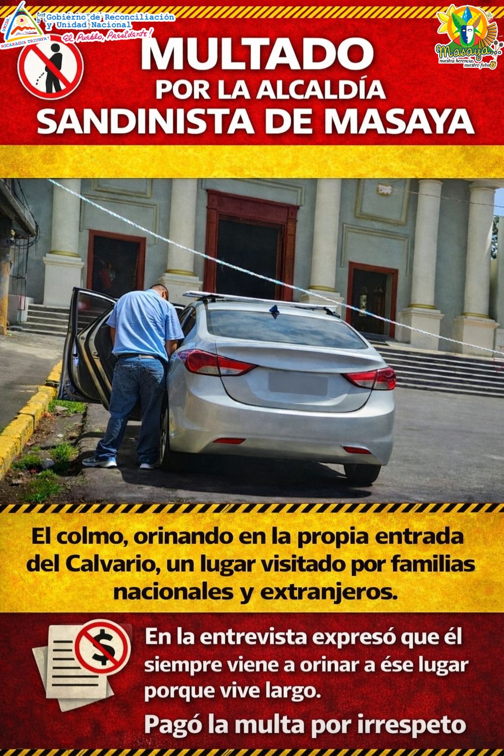 Foto: Medidas de la Alcaldía de Masaya