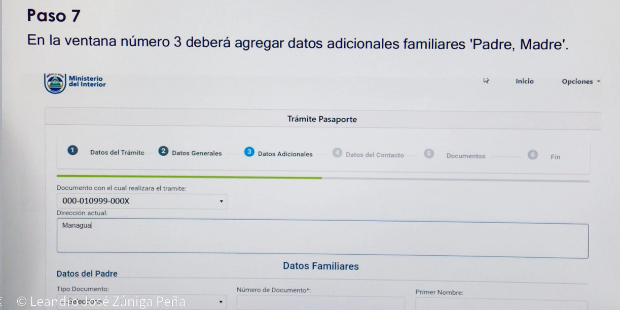 Foto: DGME detalla pasos para solicitud/Cortesía 