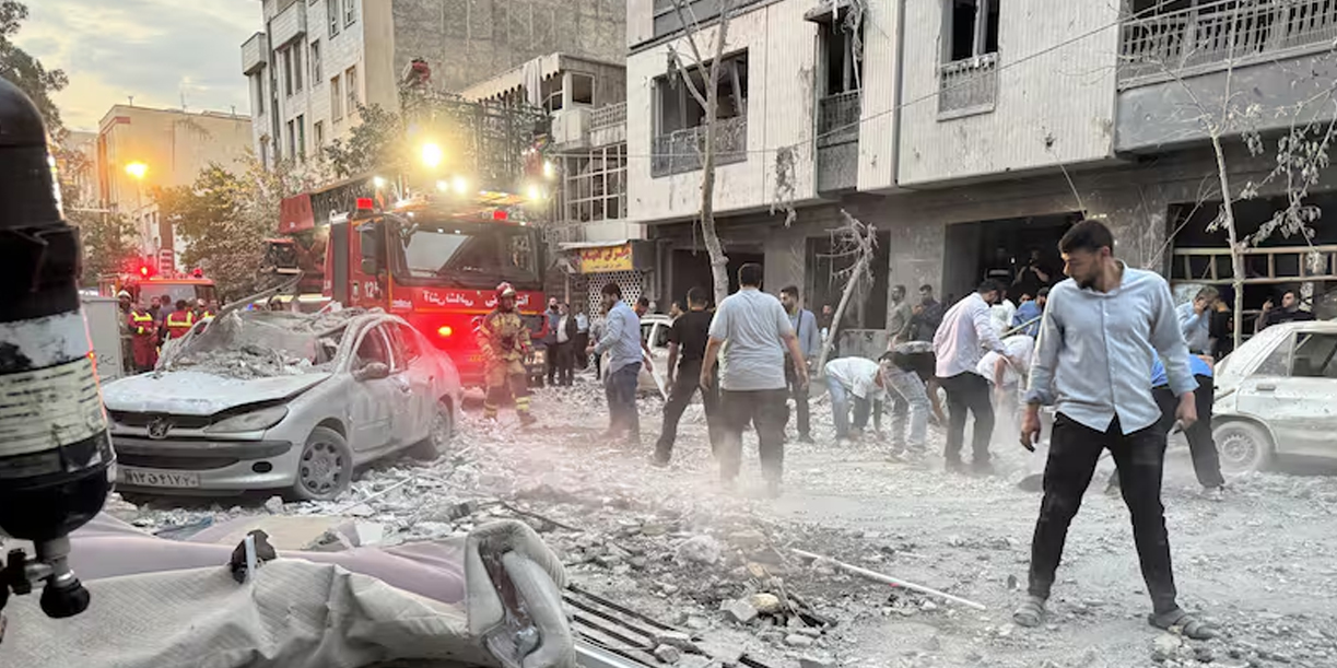 Foto: Bombardeo en Irán deja siete víctimas fatales /Cortesía