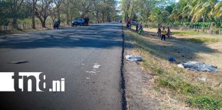 Foto: Muere Domingo Guerrero tras impacto entre camioneta y carretón en Nandaime/ TN8