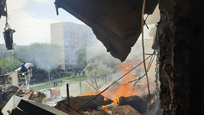 Foto: Ataque con misiles en Briansk deja muertos y decenas de heridos/Cortesía