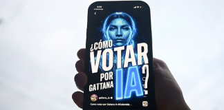 FOTO: Gaitana, el candidato virtual que desafía el sistema electoral de Colombia/Cortesía