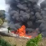 Foto: Avión de la Fuerza Aeroespacial de Colombia con soldados a bordo sufre fatal accidente /Cortesía