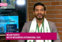 Foto: Melkin Fuentes, Mister Mesoamérica Internacional, desde Nicaragua
