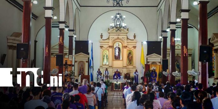 Foto: Histórica consagración de Jesús Nazareno en Rivas/TN8