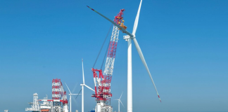 Foto:China pone en marcha la turbina eólica marina/Cortesía