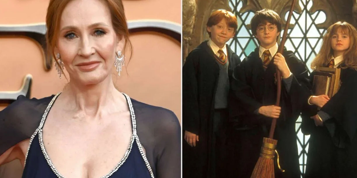 Foto: Reacción de J.K. Rowling al tráiler de Harry Potter/Cortesía