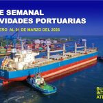 Foto: Reporte de actividades portuarias en Nicaragua