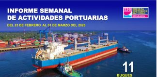 Foto: Reporte de actividades portuarias en Nicaragua
