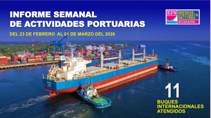 Foto: Reporte de actividades portuarias en Nicaragua