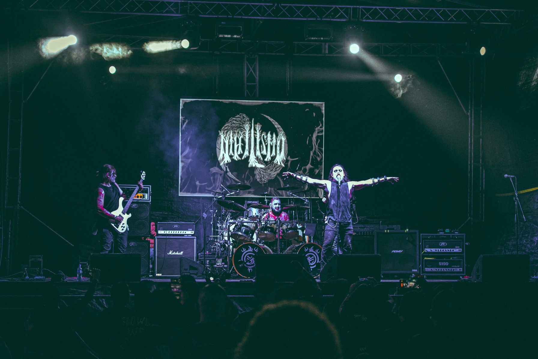 Foto: Nihilismo, desde Honduras en concierto de Nargaroth