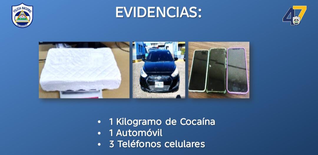 Foto: Sujetos presos por cocaína en Nicaragua 