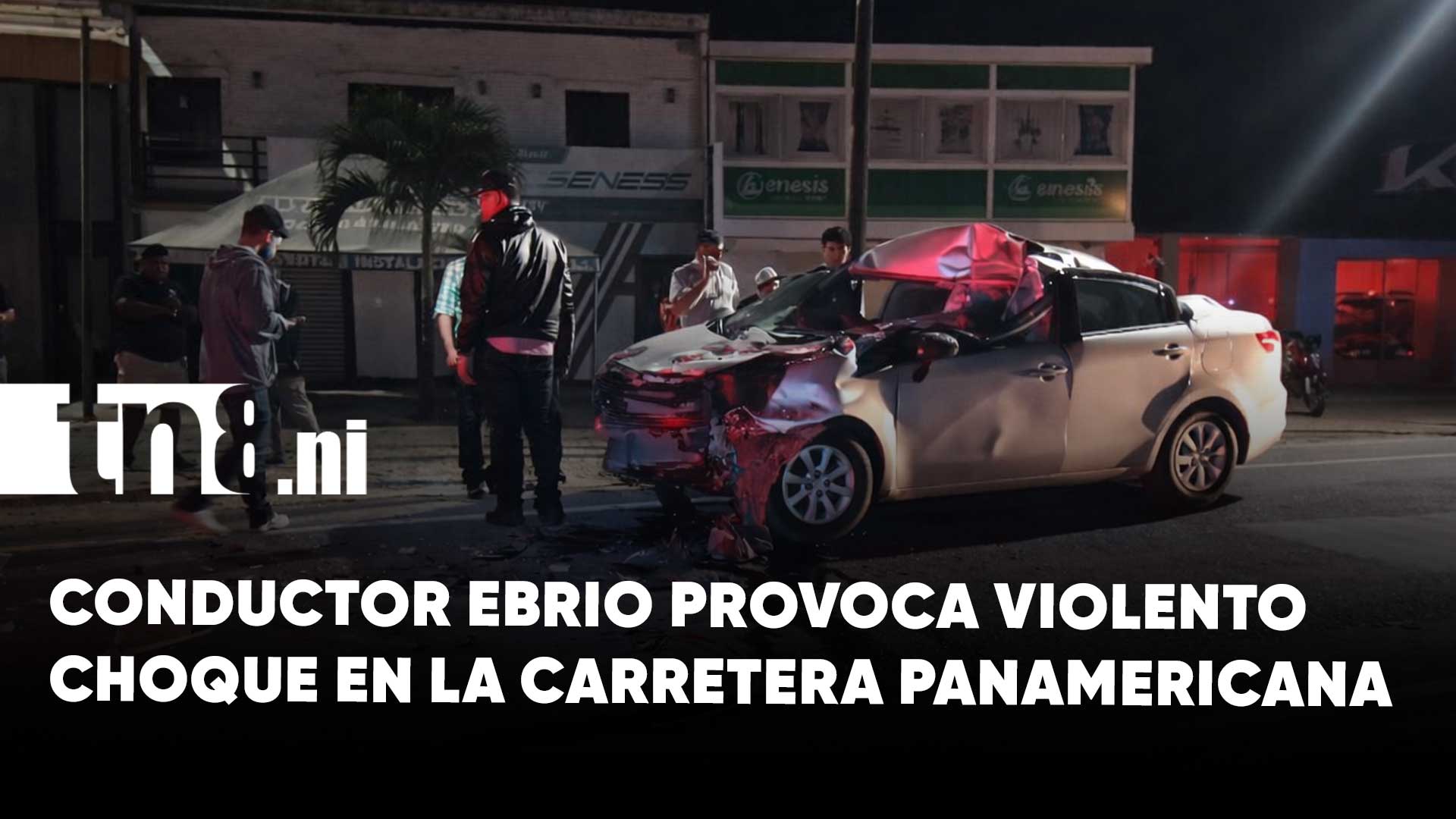 Conductor ebrio provoca violento choque en la carretera Panamericana ...